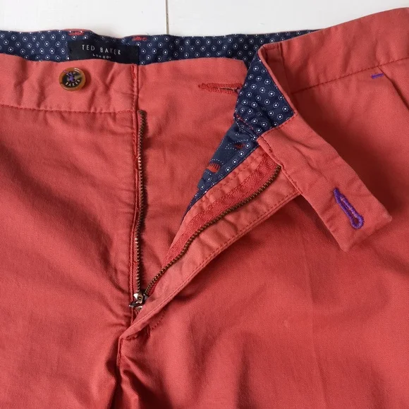 Mens Size W38 L30 Chinos Burnt Orange Immaculate - Picture 6 of 9